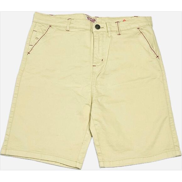 AUSSIEBUM Athletic Chino Shorts XL, Tan with Red Stiching Shorts - Picture 1 of 6
